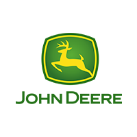 John Deer company logo in green and yellow color