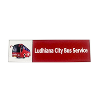 Ludhiana city bus service Company logo with transparent background