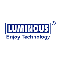 Luminous logo in Dark Blue color Along with tagline Enjoy Tagline