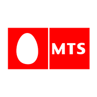 MTS Company logo with red and white color