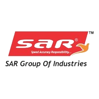 SAR group of industries logo with grey background